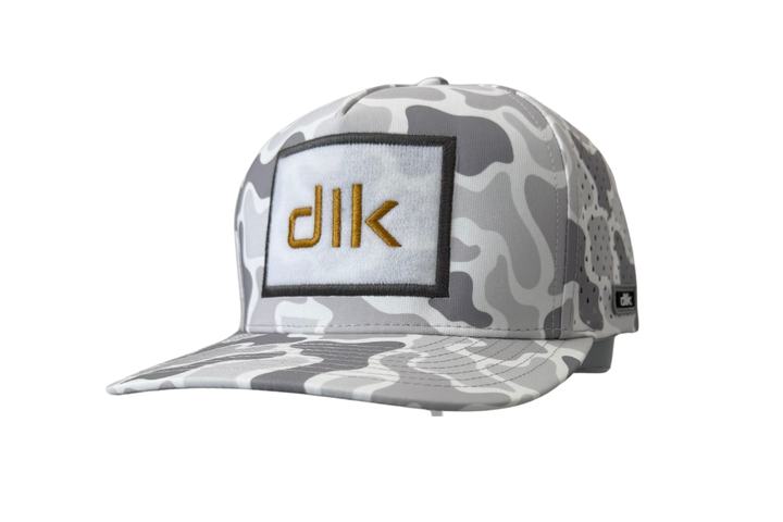 KZ5 HydroShell- Light Grey Camo/ Gold DIK/ Grey border