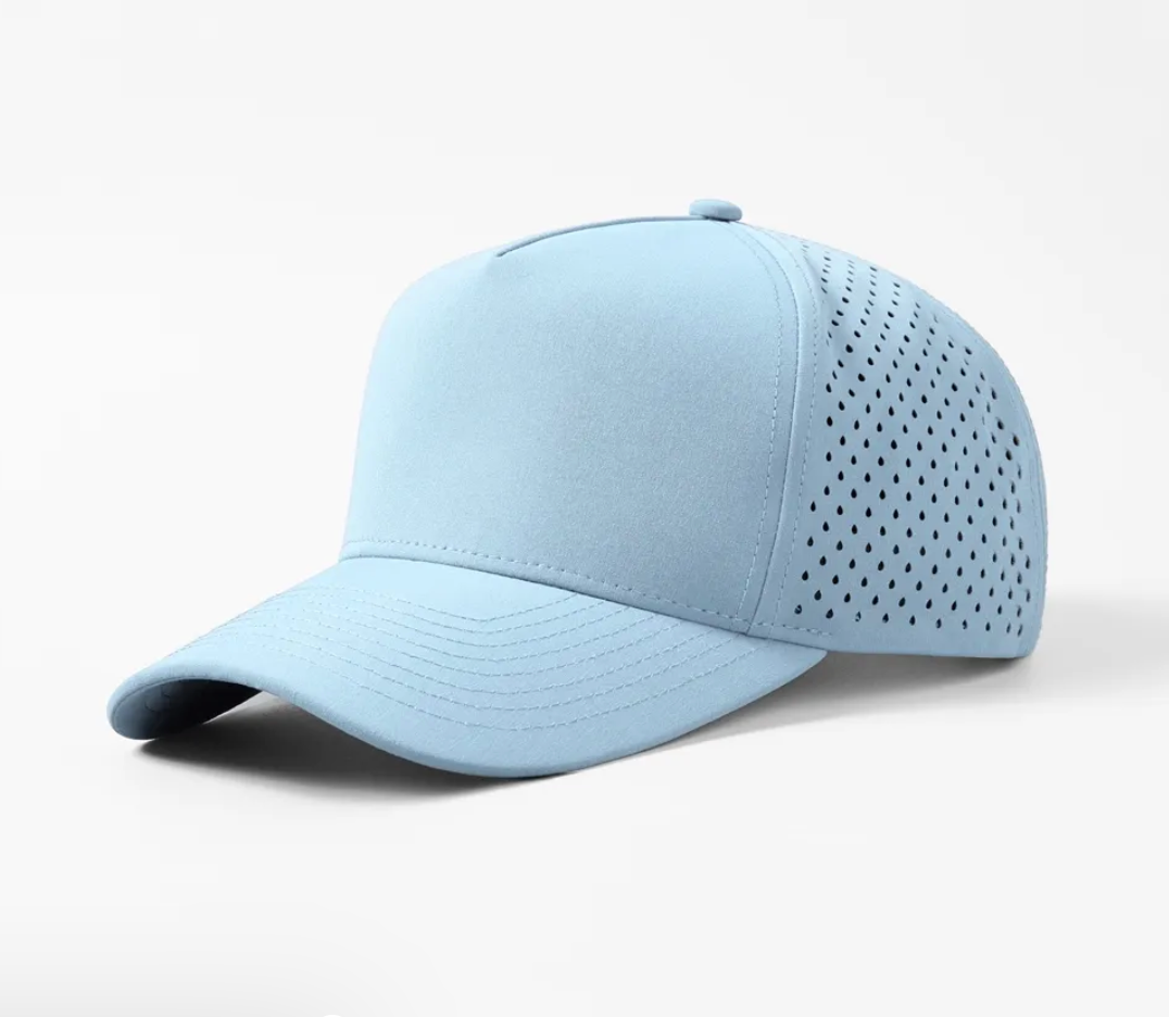 BlanK Laser PerTorated Snapback Golf_light blue