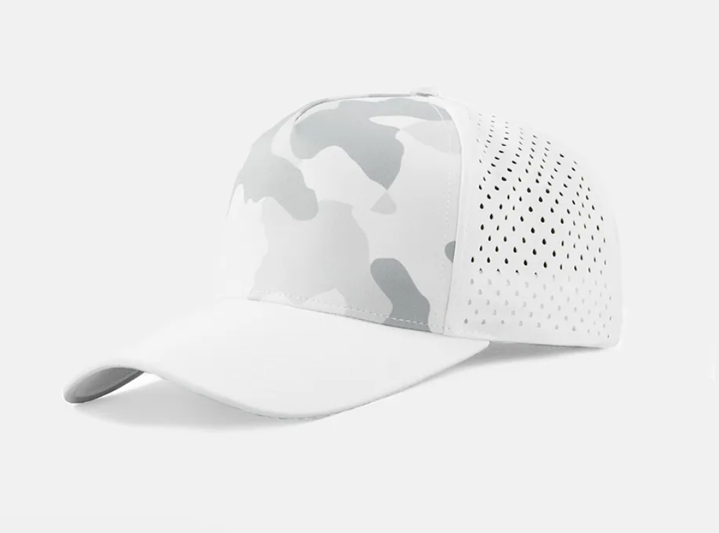 BlanK Laser PerTorated Snapback Golf_snow camo