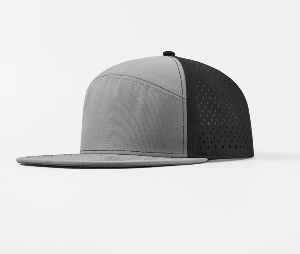 Blank Perforated Water Repellent grey and black