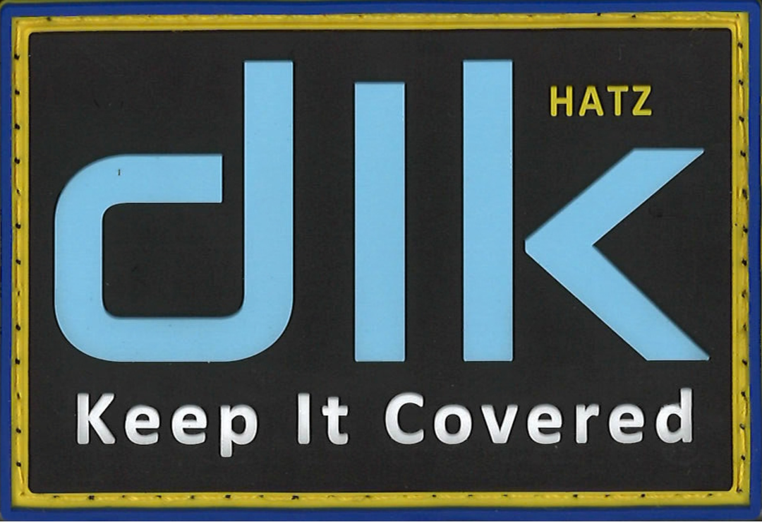 DIK LOGO- BLACK/BLUE/YELLOW