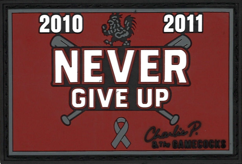 NEVER GIVE UP - Heritage Tribute Patch