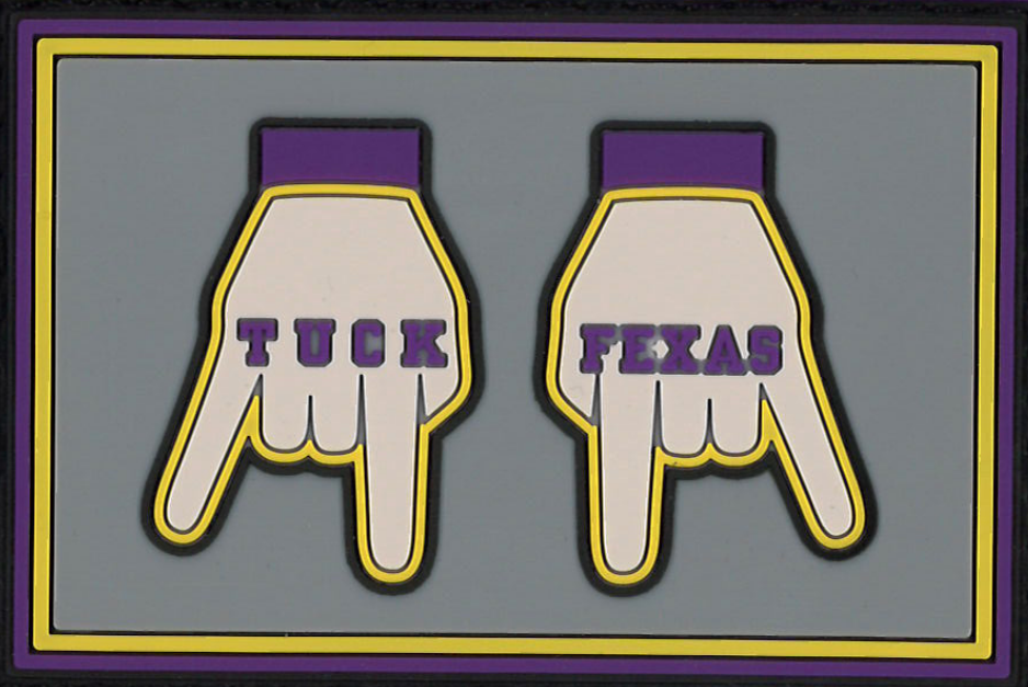 Tuck Fexas Purple and Gold