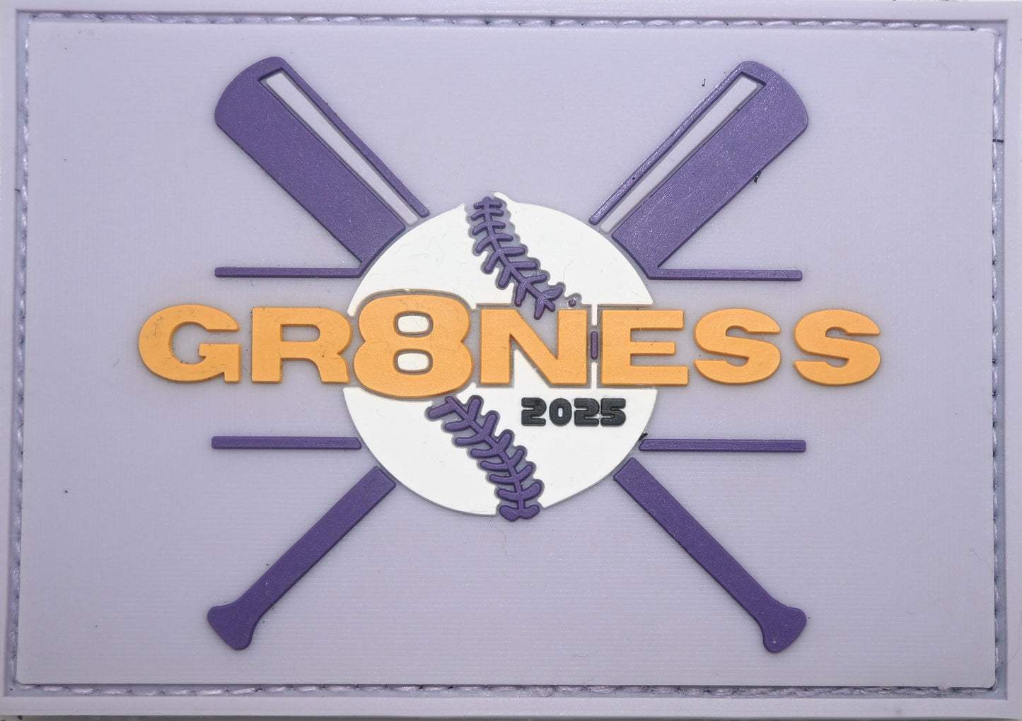 dikHatz "GR8NESS" 2025 Premium 3D Baseball Patch