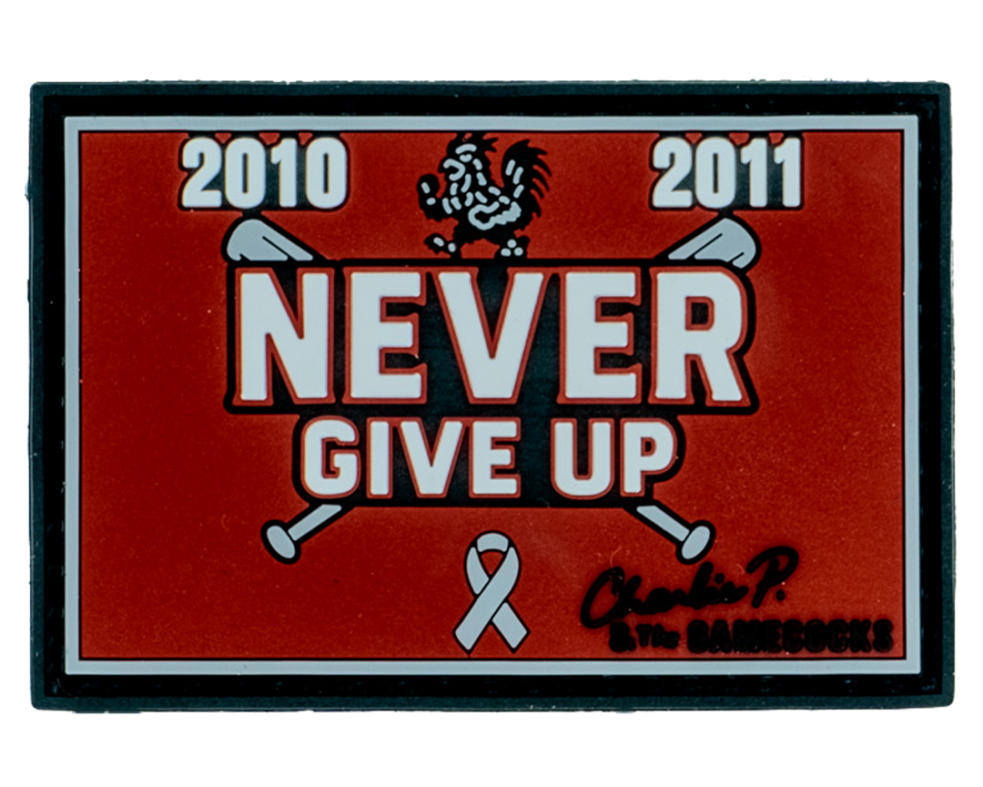 NEVER GIVE UP - Heritage Tribute Patch